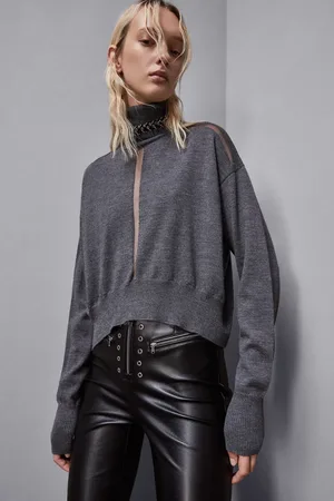 Patrizia Pepe Maglia cropped in lana