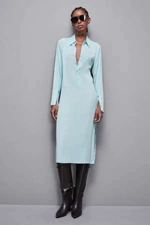 Patrizia Pepe Abito con fusciacca in twill Essential