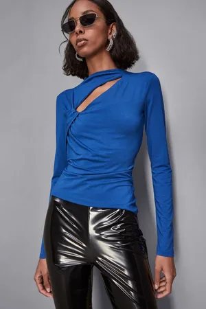 Patrizia Pepe Maglia cut-out con drappeggio