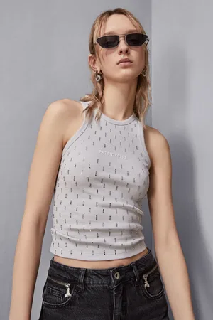 Patrizia Pepe Canotta con dettagli strass