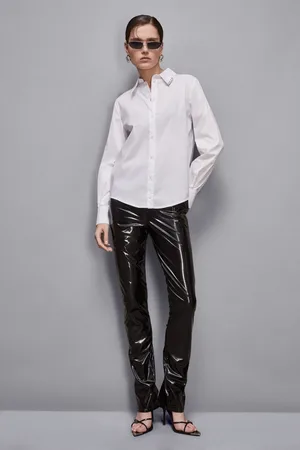 Patrizia Pepe Camicia con spacco e dettaglio piercing