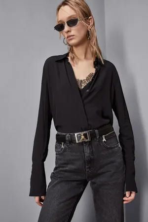 Patrizia Pepe Camicia "Essential" polso alto Fly