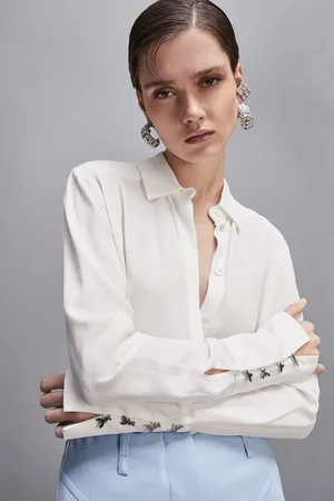 Patrizia Pepe Camicia "Essential" polso alto Fly