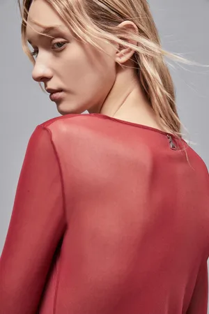 Patrizia Pepe Top "Essential" in tulle