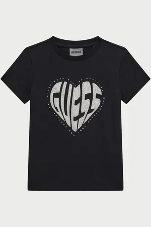 Guess T-shirt con logo con strass