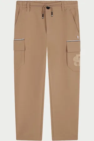 HUGO BOSS Pantaloni per bambini con tasconi e logo