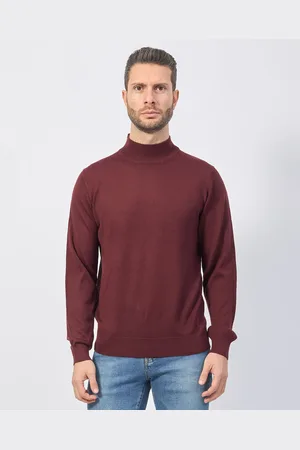 YES ZEE BY ESSENZA Maglione uomo dolcevita in misto lana