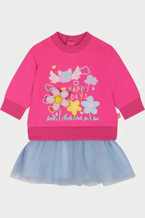 Billieblush Vestito bimateriale per bambine