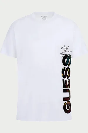 Guess T-shirt con logo verticale