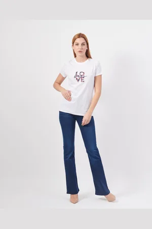 HUGO BOSS T-shirt da donna con stampa Love