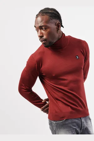 REFRIGUE Maglione uomo a collo alto
