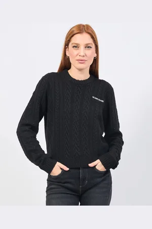 Guess Maglione a trecce misto lana
