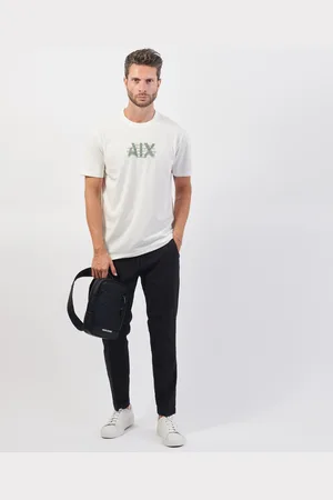 Armani Exchange T-shirt uomo con logo in cotone