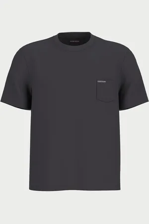 Guess T-shirt uomo con taschino e logo