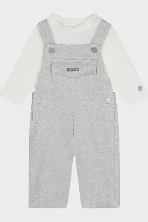 HUGO BOSS Set salopette e t-shirt per bambini
