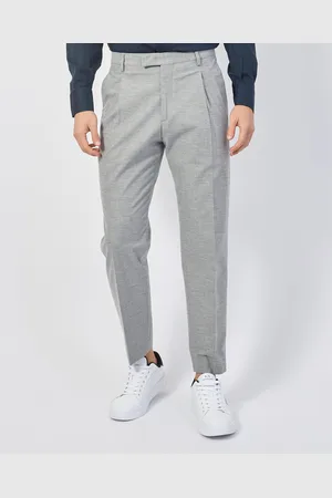 GAZZARRINI Pantaloni uomo in misto lana