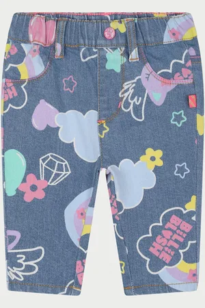 Billieblush Jeans per neonati con stampa fantasia