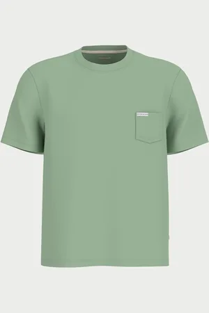 Guess T-shirt uomo con taschino e logo