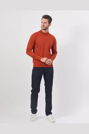 Settemezzo Maglione uomo basic con costine