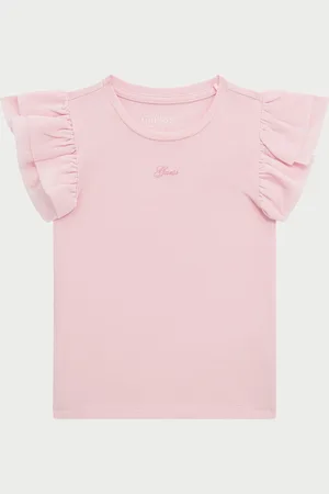 Guess T-shirt con rouches per bambine