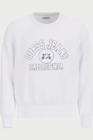 Guess Felpa misto cotone con logo