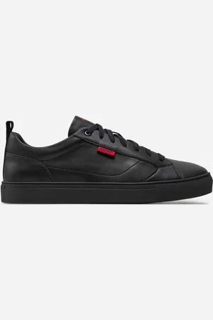 HUGO BOSS Sneakers uomo con etichetta rossa laterale