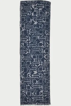 Guess Sciarpa uomo con stampa geometrica