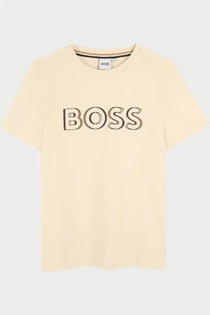 HUGO BOSS T-shirt per bambini in cotone elasticizzato