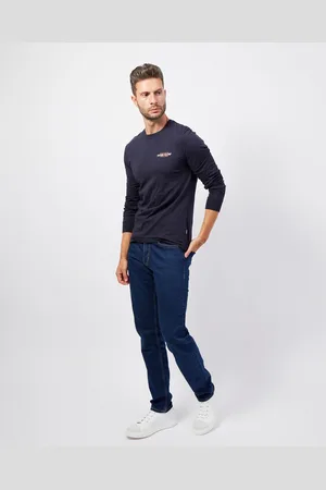 Guess T-shirt slim fit a manica lunga
