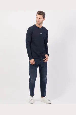 HUGO BOSS Maglia uomo in cotone con logo
