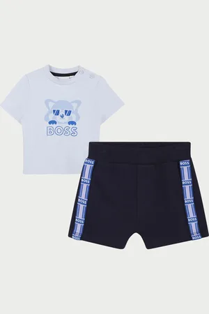 HUGO BOSS Completo per neonati con t-shirt e bermuda