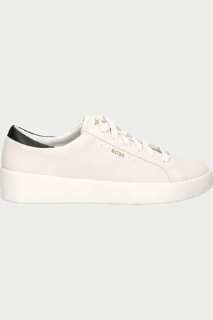 HUGO BOSS Sneakers uomo in pelle con logo laterale