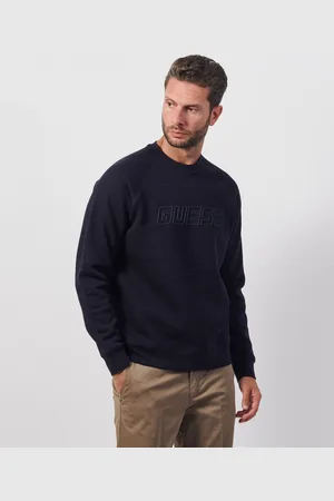 Guess Felpa girocollo con logo frontale