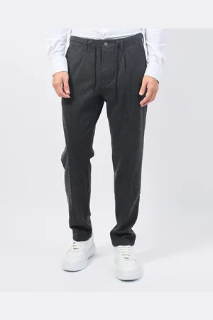 YES ZEE BY ESSENZA Pantalone uomo con coulisse e pences