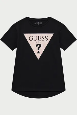 Guess T-shirt con triangolo floreale per bambine