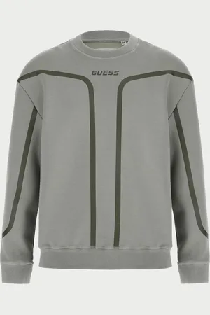 Guess Felpa uomo con bande a contrasto