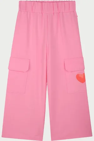 Billieblush Pantaloni bambina in cotone garzato