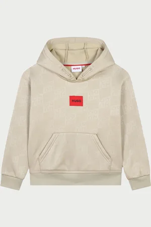 HUGO BOSS Felpa bambino con cappuccio e tasche