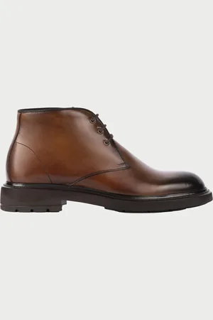 Exton Polacchine uomo stringate in pelle