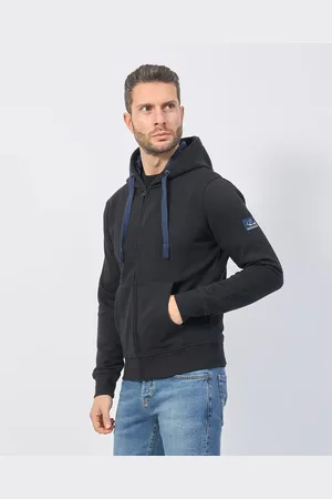 YES ZEE BY ESSENZA Felpa fullzip con tasche e cappuccio