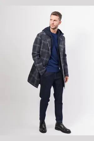 YES ZEE BY ESSENZA Cappotto lungo in misto lana