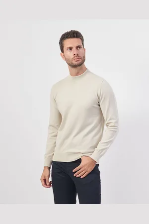 Settemezzo Maglione uomo basic con costine