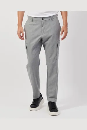 HUGO BOSS Pantaloni cargo relaxed fit in tessuto elasticizzato