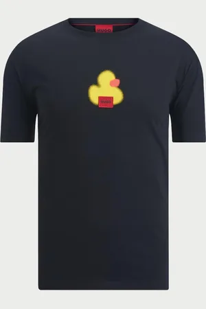 HUGO BOSS T-shirt uomo con stampa fronte retro