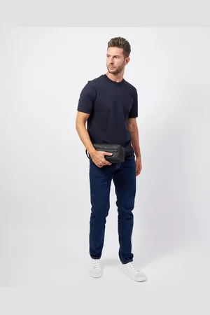 HUGO BOSS T-shirt uomo in cotone e logo in gomma