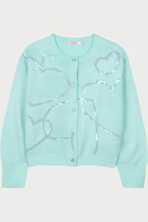 Billieblush Cardigan per bambine con cuori