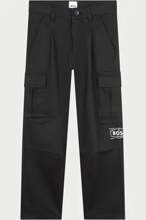 HUGO BOSS Pantaloni cargo bambini in cotone
