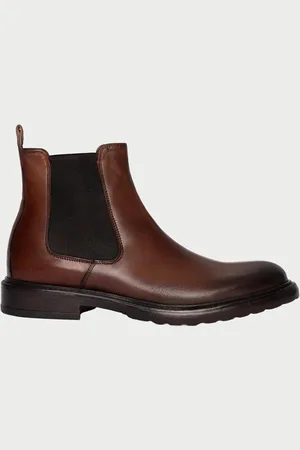 Exton Scarpe Beatles Uomo Vitello Soft Legno