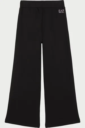 EA7 Pantaloni neri per bambina con elastico