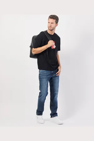 HUGO BOSS T-shirt uomo girocollo con stampa tag
